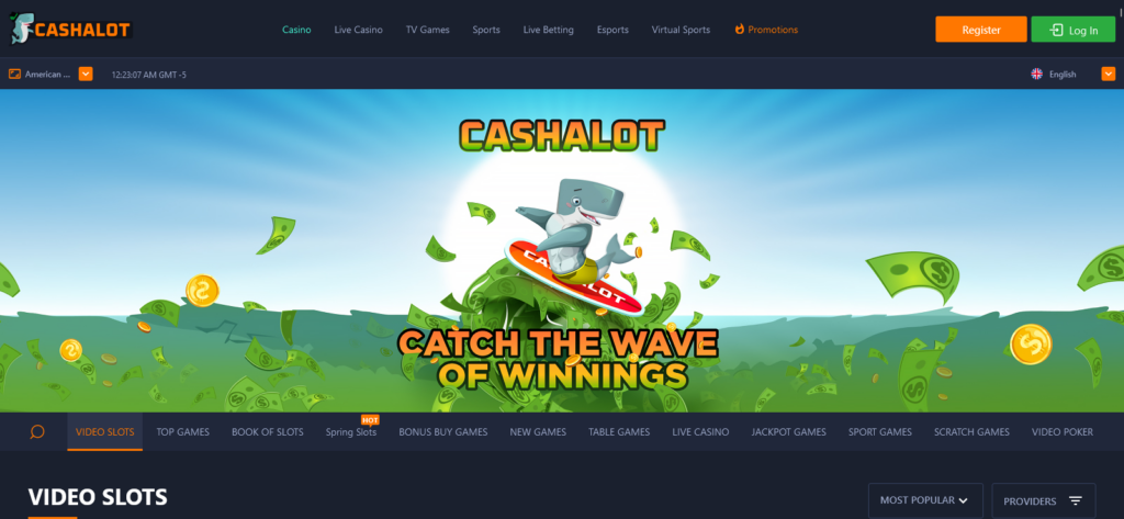 Cashalot bet casino site