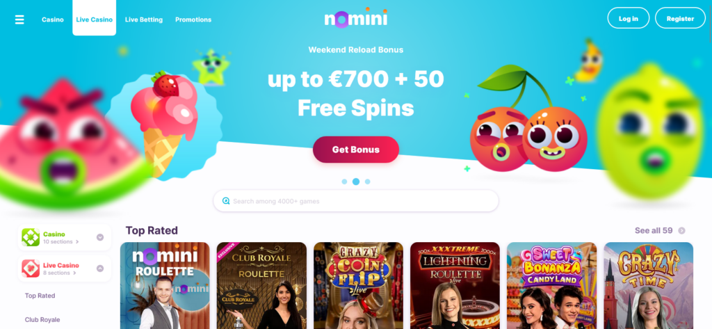 Nomini casino design