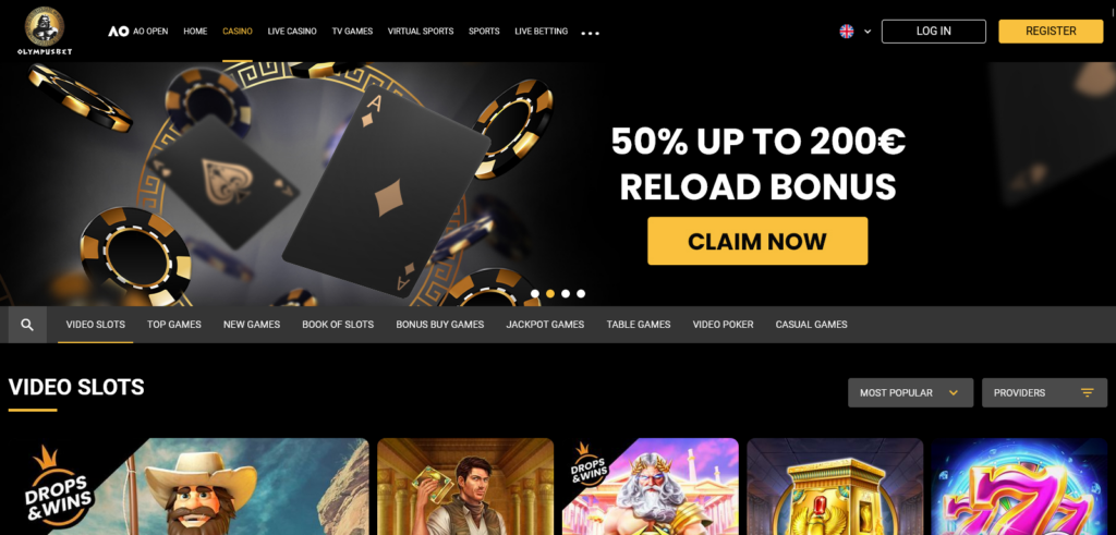 Olympusbet casino reload bonus