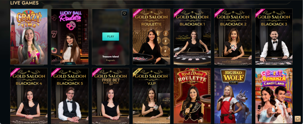 dolly casino ألعاب حية