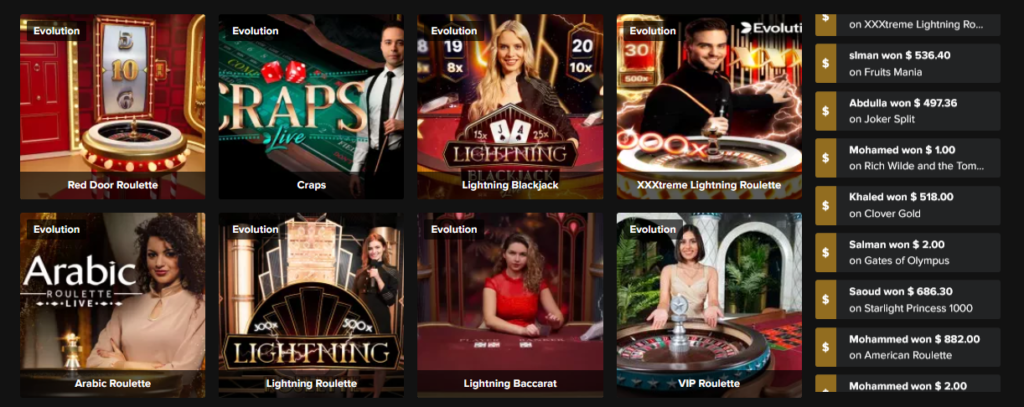 VipArabClub casino games