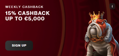 BigWin casino cashback bonus