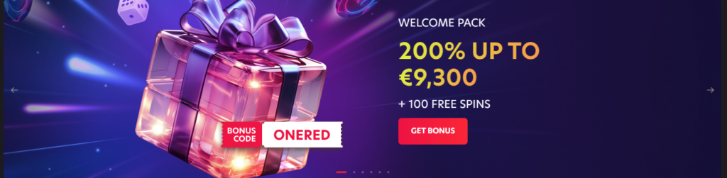 1red casino welcome bonuses