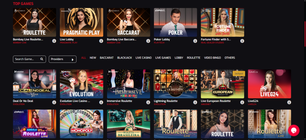 Royal Stars casino live games