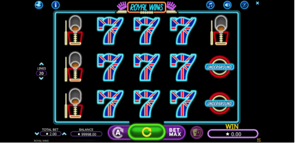 مميزات لعبة Royal Wins Slot